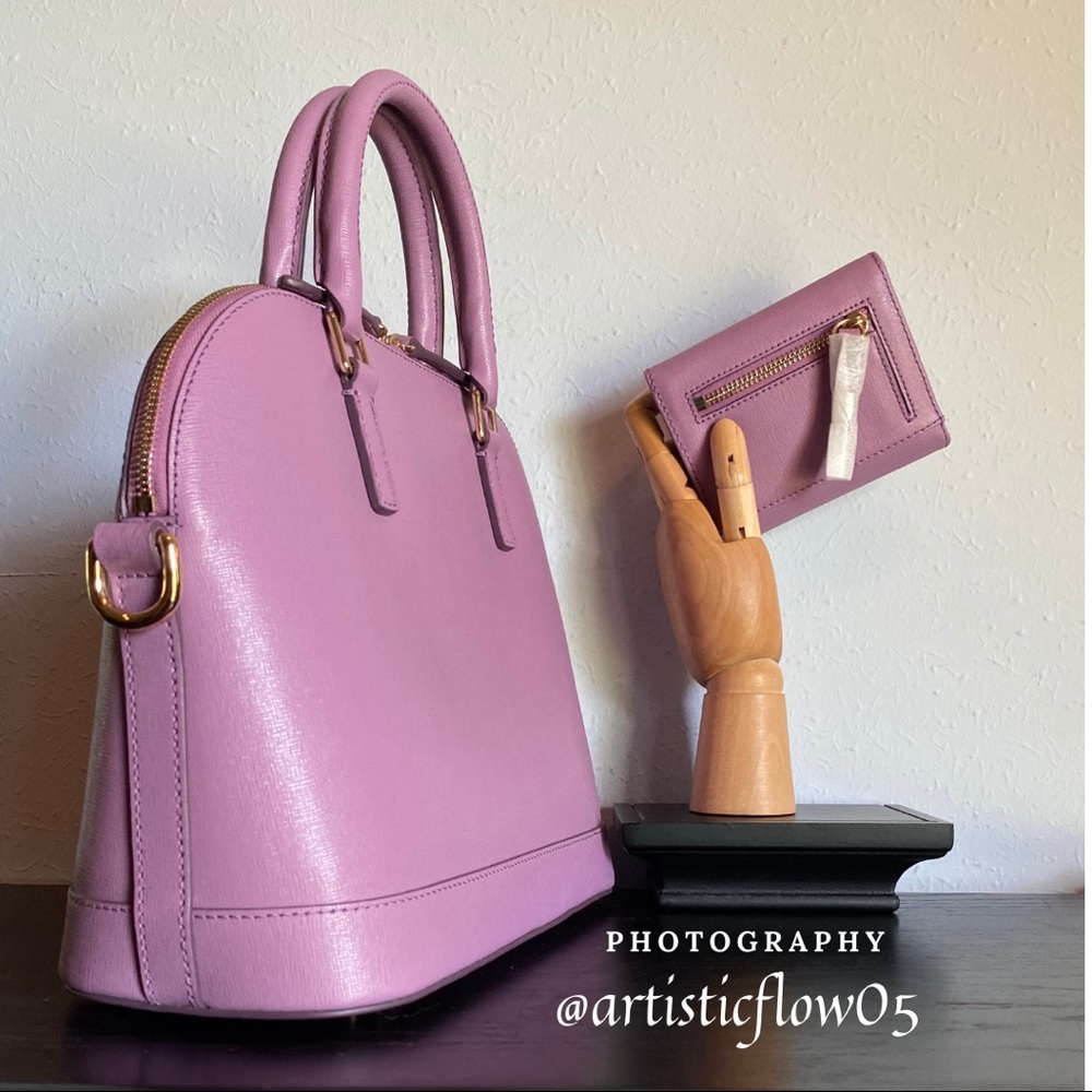 NEW! Dooney & Bourke Domed Satchel & Wallet Set! - Picture 5 of 13